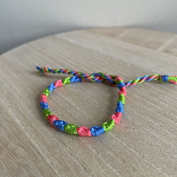 Handmade Jewelry - Dylan Bracelet, anklet, trendy, comfortable, tie, embroidery thread, woven, gift